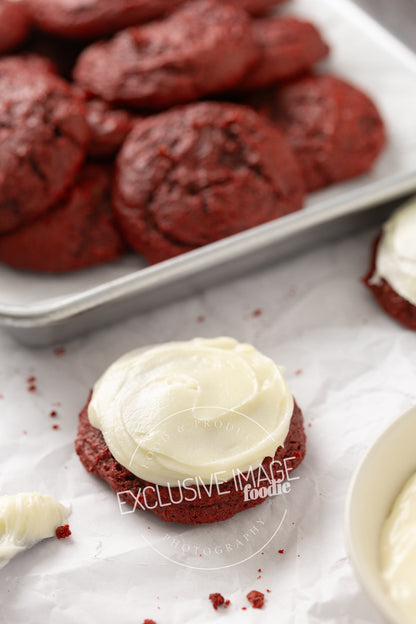 Red Velvet Cake Mix Cookies with Cream Cheese Frosting Recipe (exclusive)