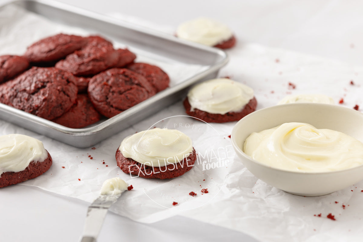 Red Velvet Cake Mix Cookies with Cream Cheese Frosting Recipe (exclusive)