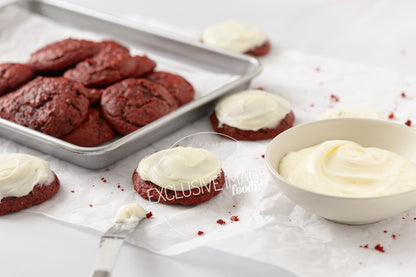 Red Velvet Cake Mix Cookies with Cream Cheese Frosting Recipe (exclusive)