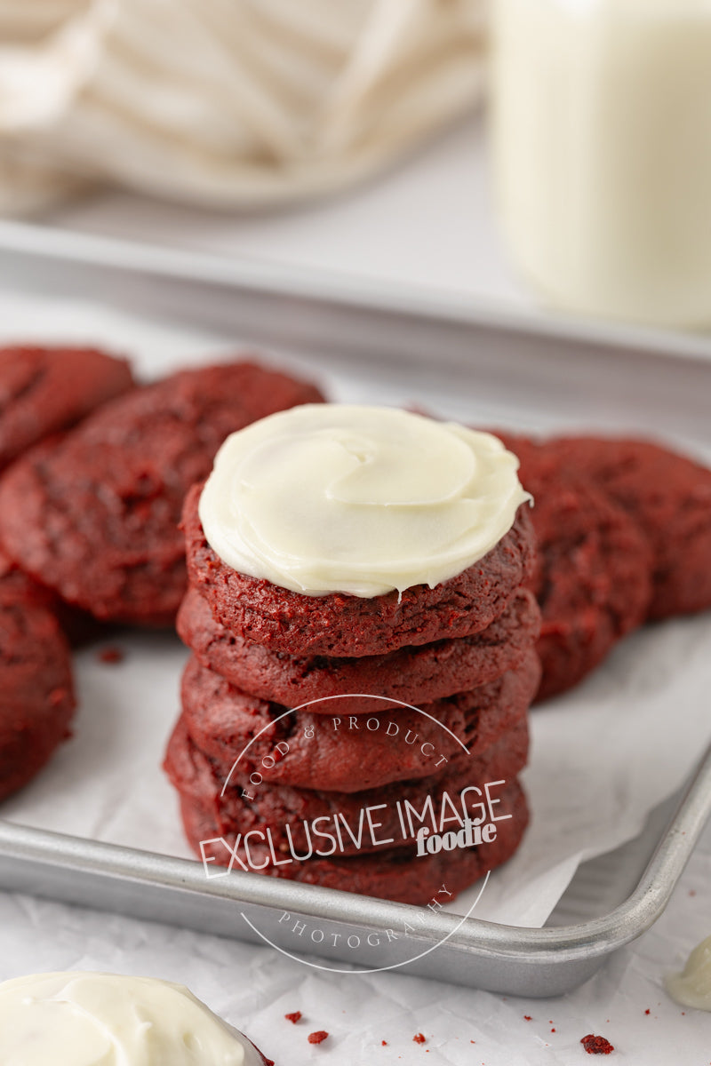 Red Velvet Cake Mix Cookies with Cream Cheese Frosting Recipe (exclusive)