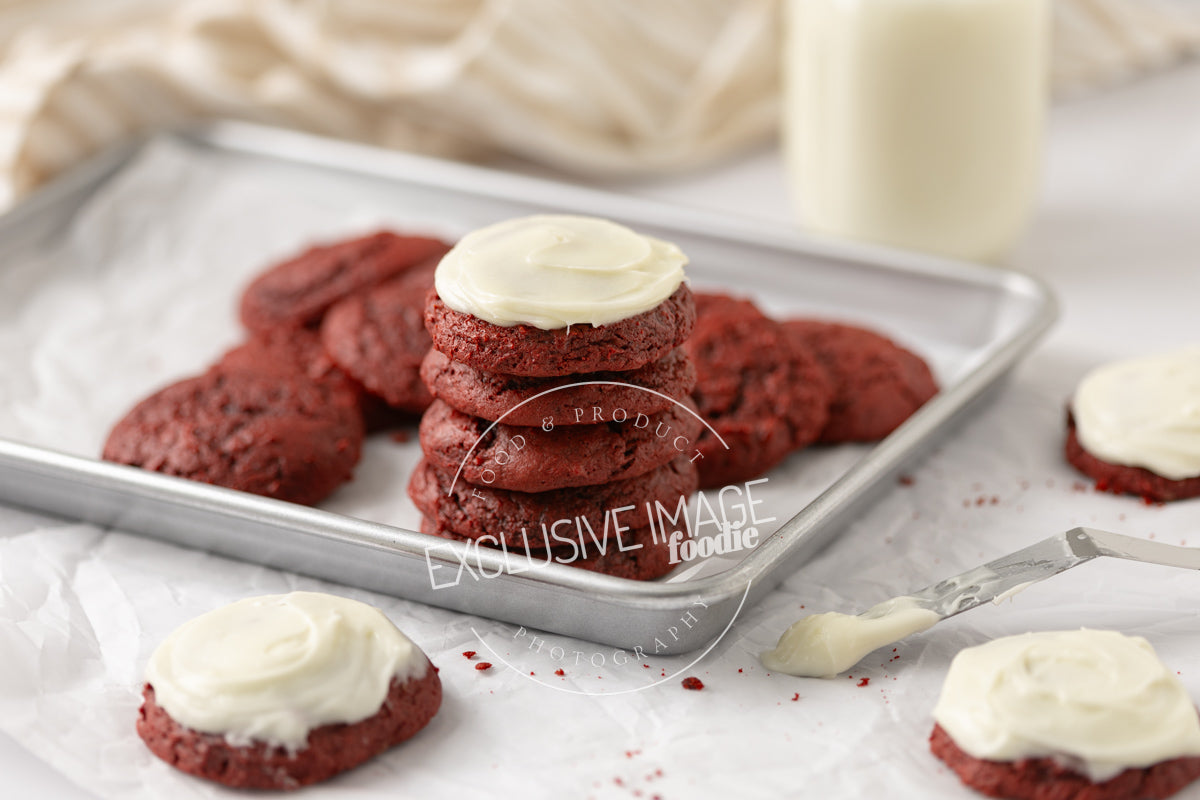 Red Velvet Cake Mix Cookies with Cream Cheese Frosting Recipe (exclusive)