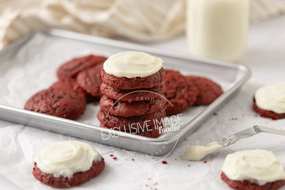 Red Velvet Cake Mix Cookies with Cream Cheese Frosting Recipe (exclusive)