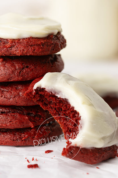 Red Velvet Cake Mix Cookies with Cream Cheese Frosting Recipe (exclusive)