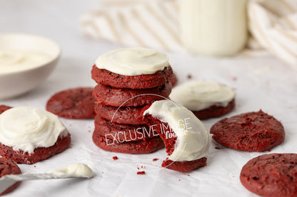 Red Velvet Cake Mix Cookies with Cream Cheese Frosting Recipe (exclusive)