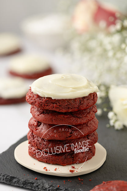 Red Velvet Cake Mix Cookies with Cream Cheese Frosting Recipe (exclusive)