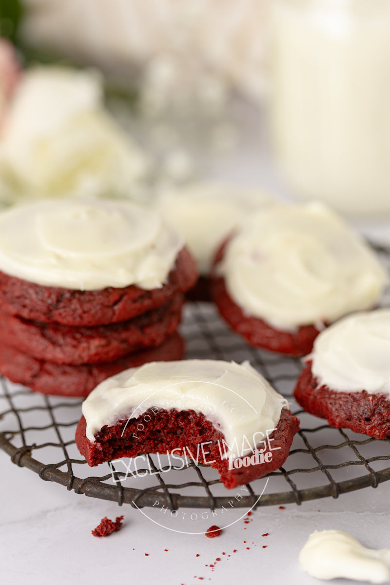 Red Velvet Cake Mix Cookies with Cream Cheese Frosting Recipe (exclusive)