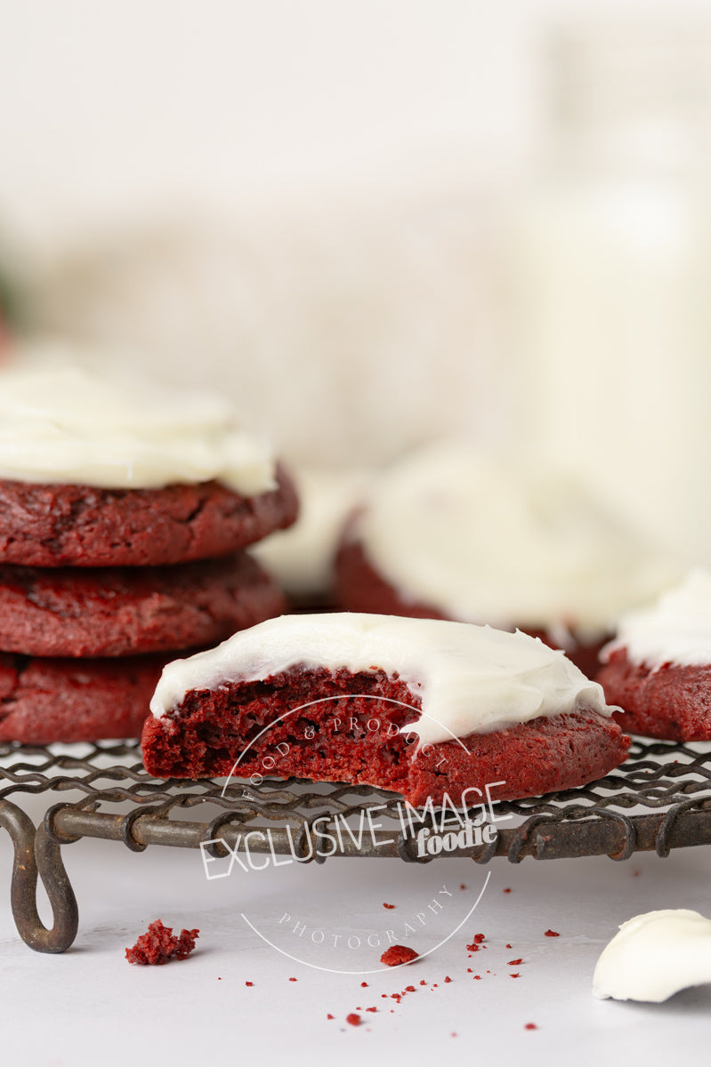Red Velvet Cake Mix Cookies with Cream Cheese Frosting Recipe (exclusive)