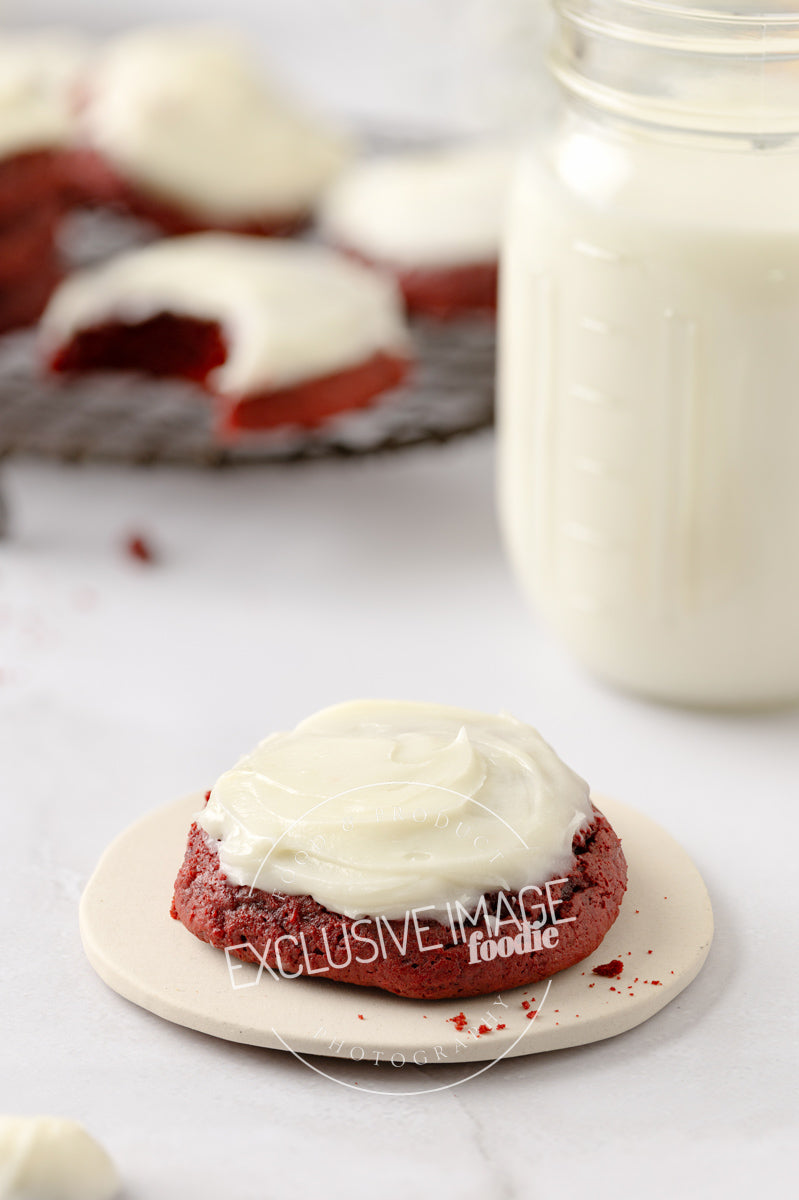 Red Velvet Cake Mix Cookies with Cream Cheese Frosting Recipe (exclusive)