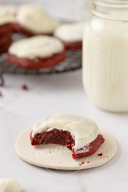 Red Velvet Cake Mix Cookies with Cream Cheese Frosting Recipe (exclusive)