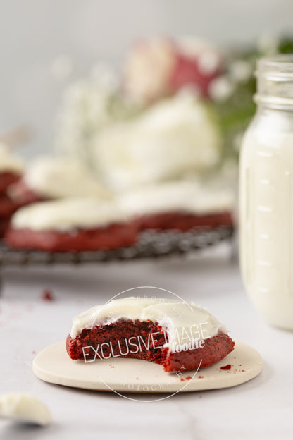 Red Velvet Cake Mix Cookies with Cream Cheese Frosting Recipe (exclusive)