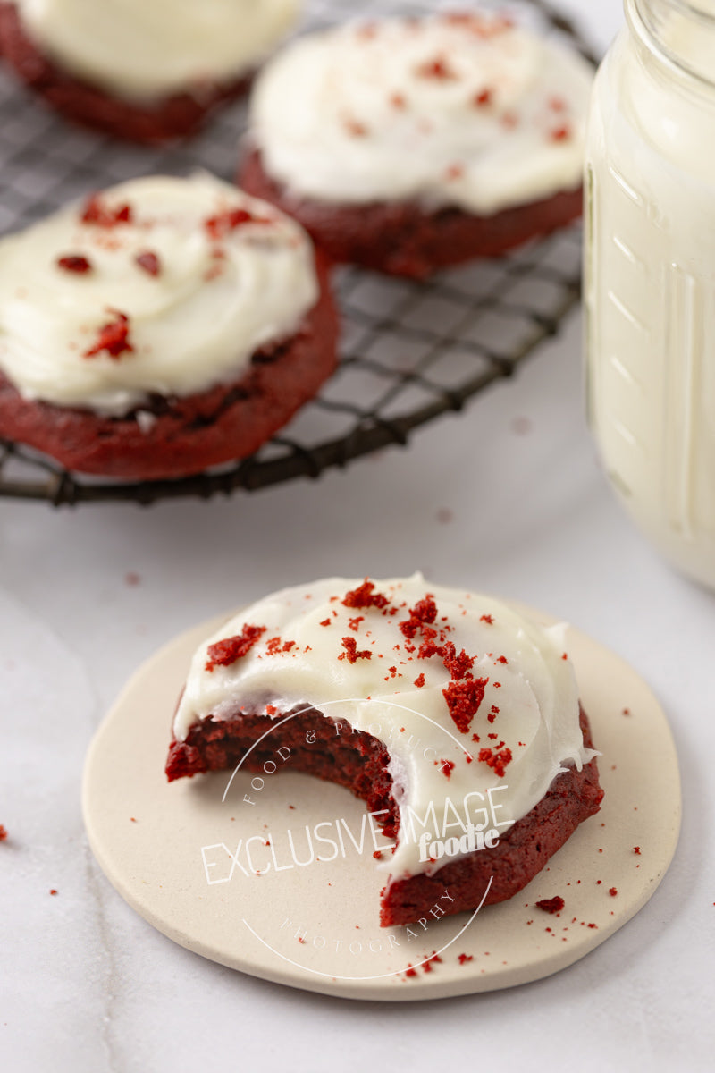 Red Velvet Cake Mix Cookies with Cream Cheese Frosting Recipe (exclusive)