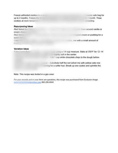 Red Velvet Cake Mix Cookies with Cream Cheese Frosting Recipe (exclusive)