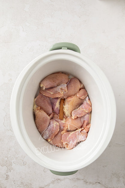 Slow Cooker BBQ Chicken Thighs Recipe (exclusive)