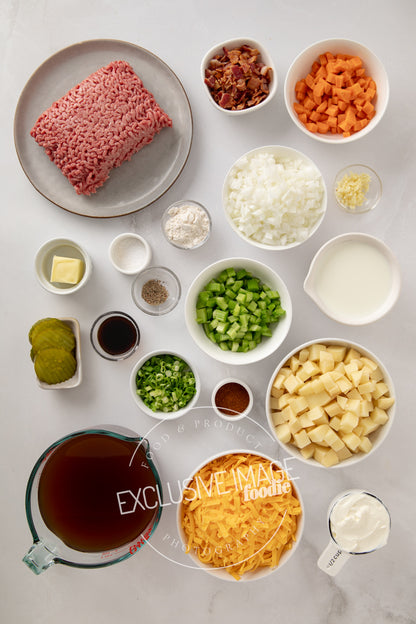 Slow Cooker Cheeseburger Soup Recipe (exclusive)