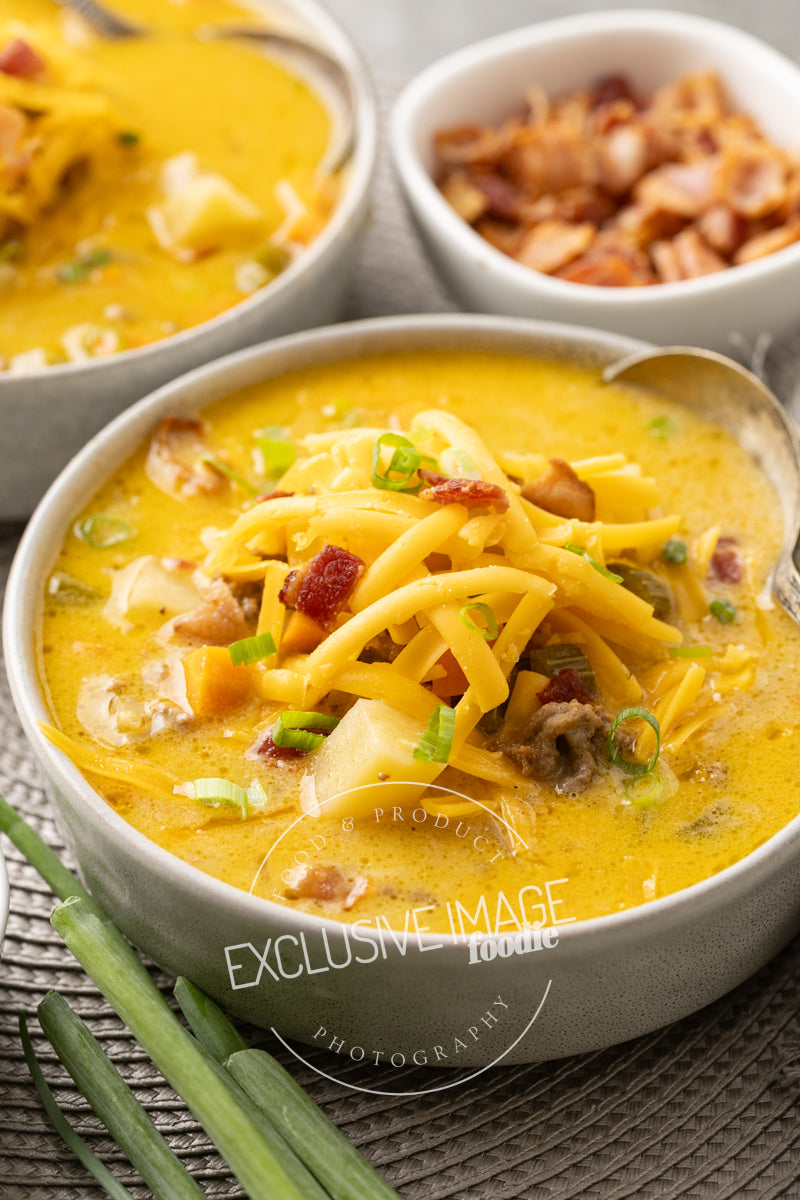 Slow Cooker Cheeseburger Soup Recipe (exclusive)