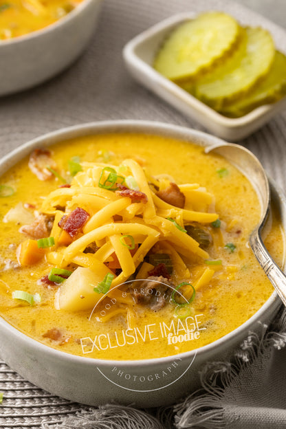 Slow Cooker Cheeseburger Soup Recipe (exclusive)