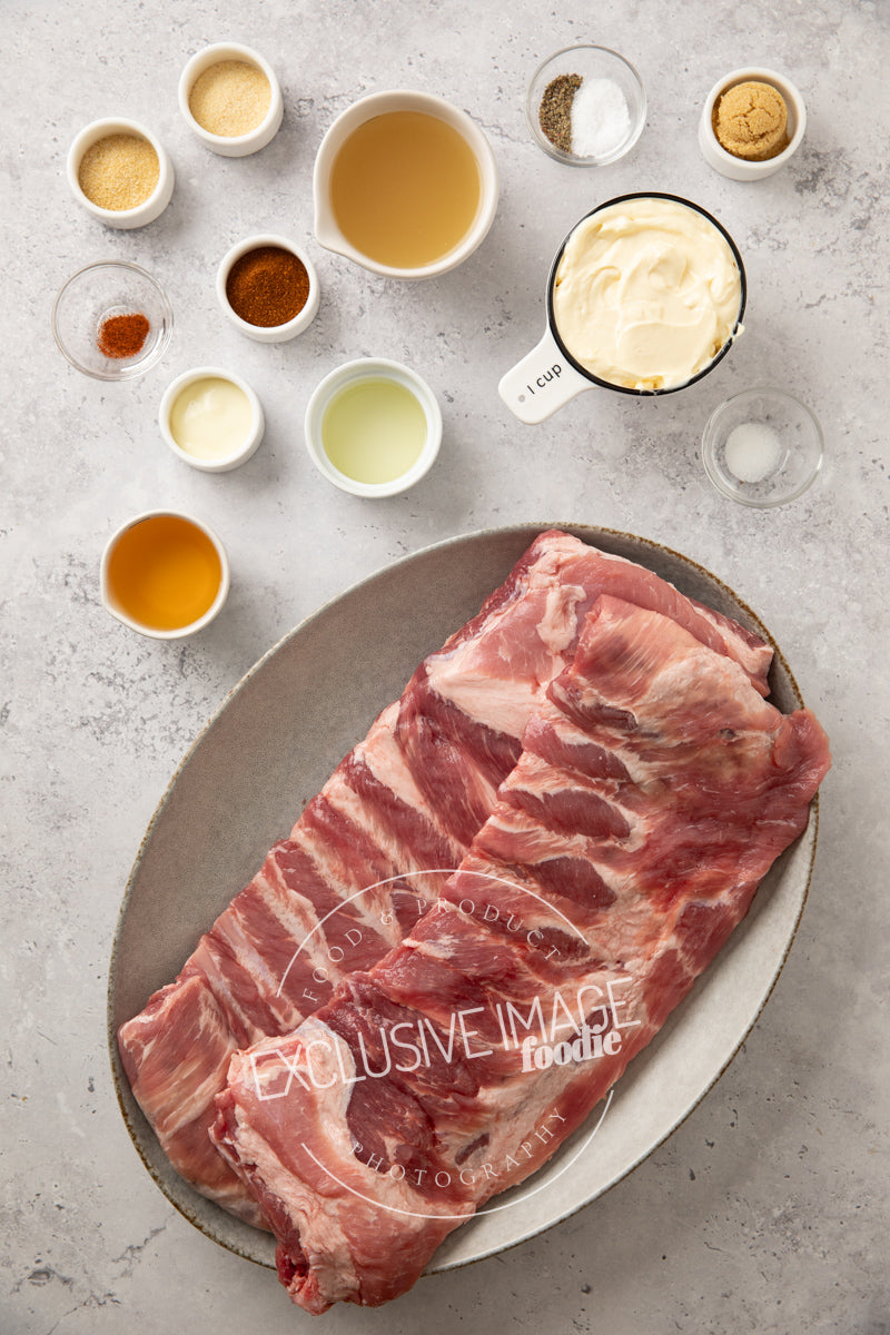 Southern Crock Pot Ribs with Alabama White Sauce Recipe (exclusive)