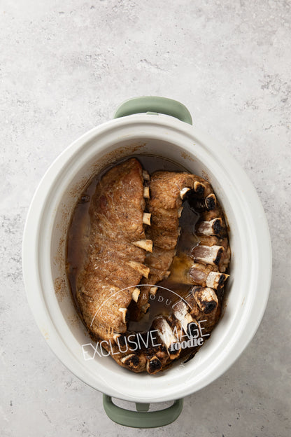 Southern Crock Pot Ribs with Alabama White Sauce Recipe (exclusive)