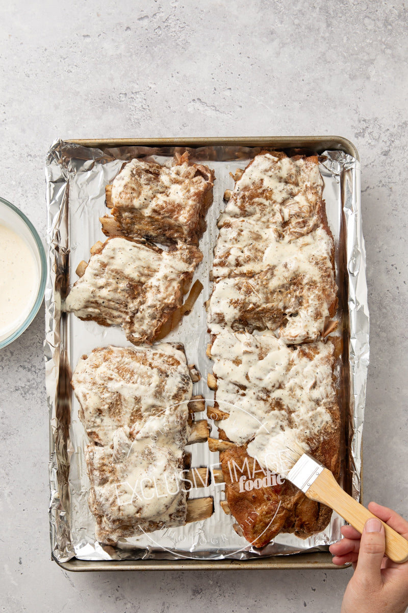 Southern Crock Pot Ribs with Alabama White Sauce Recipe (exclusive)