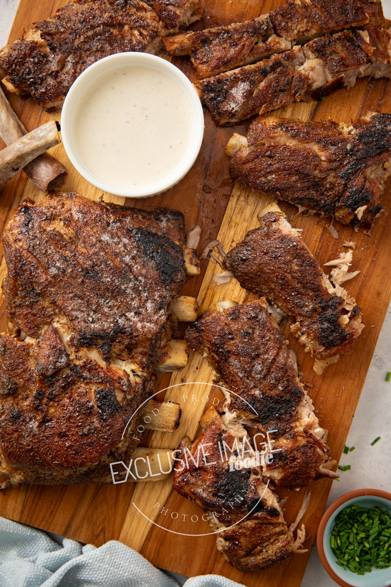 Southern Crock Pot Ribs with Alabama White Sauce Recipe (exclusive)