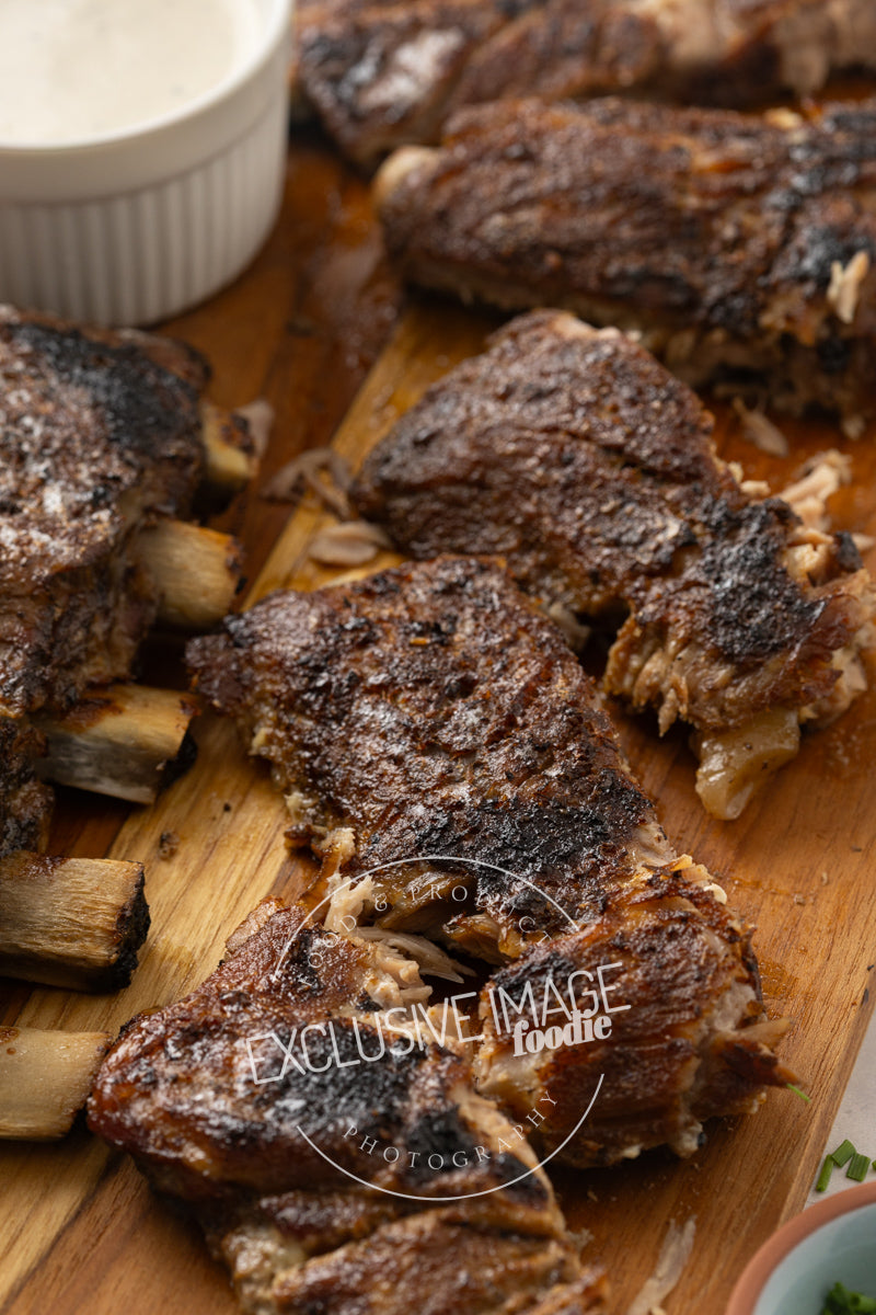 Southern Crock Pot Ribs with Alabama White Sauce Recipe (exclusive)