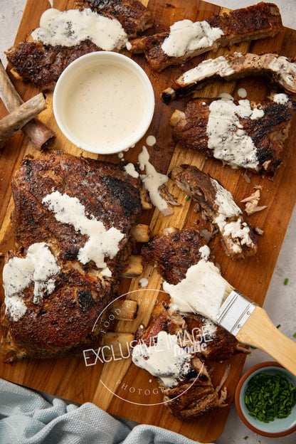 Southern Crock Pot Ribs with Alabama White Sauce Recipe (exclusive)