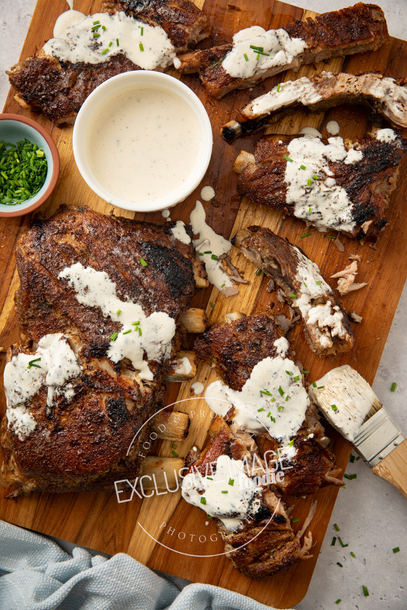 Southern Crock Pot Ribs with Alabama White Sauce Recipe (exclusive)