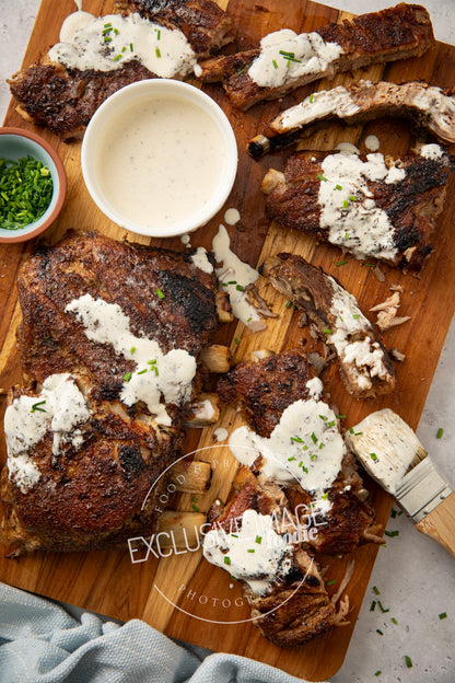 Southern Crock Pot Ribs with Alabama White Sauce Recipe (exclusive)