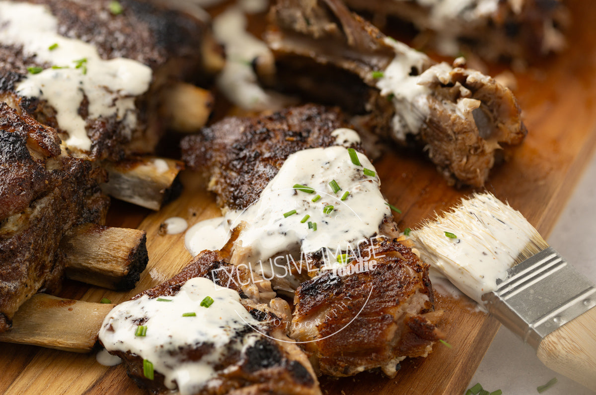 Southern Crock Pot Ribs with Alabama White Sauce Recipe (exclusive)