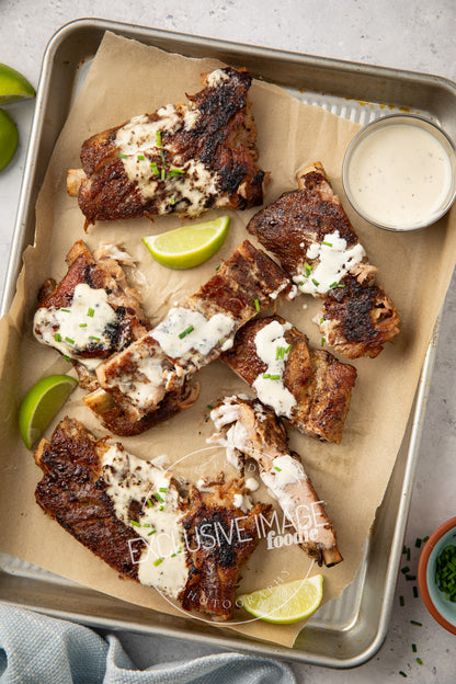 Southern Crock Pot Ribs with Alabama White Sauce Recipe (exclusive)