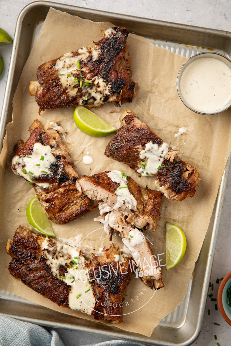 Southern Crock Pot Ribs with Alabama White Sauce Recipe (exclusive)