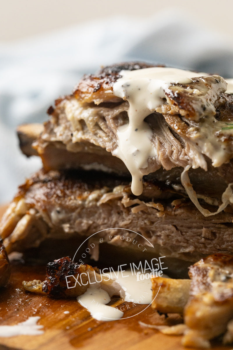 Southern Crock Pot Ribs with Alabama White Sauce Recipe (exclusive)