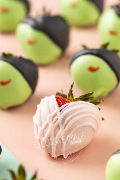 Wicked Themed White Chocolate Covered Strawberries Recipe + VIDEO (exclusive)