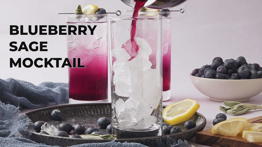 Blueberry Sage Mocktail Recipe Videos - Exclusive Food Video For Bloggers